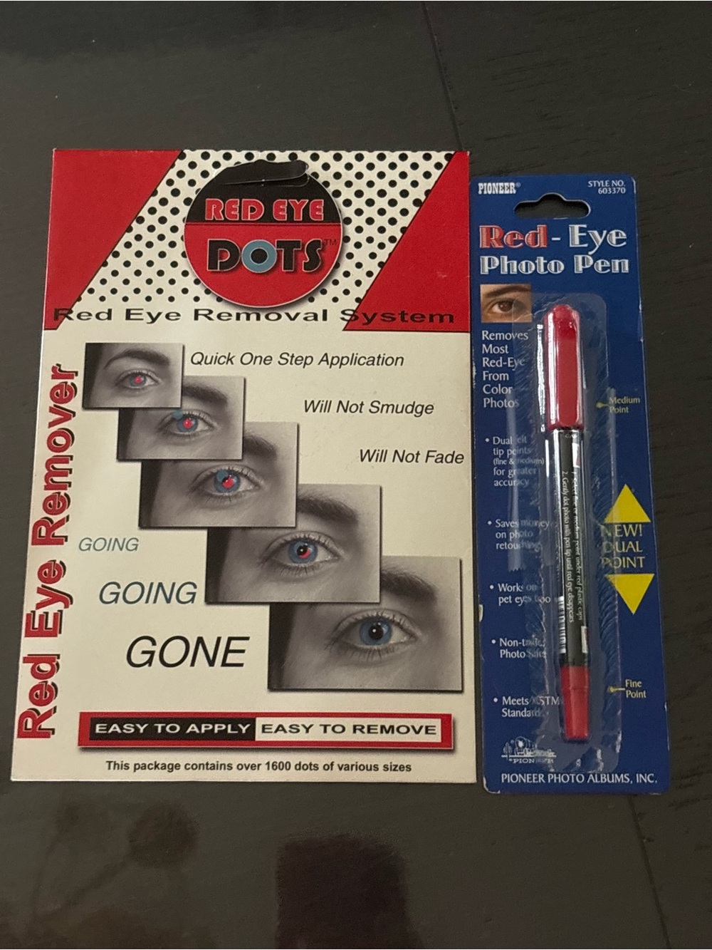 Red Eye Dots Red Eye Removal System with Red-Eye Photo Pen